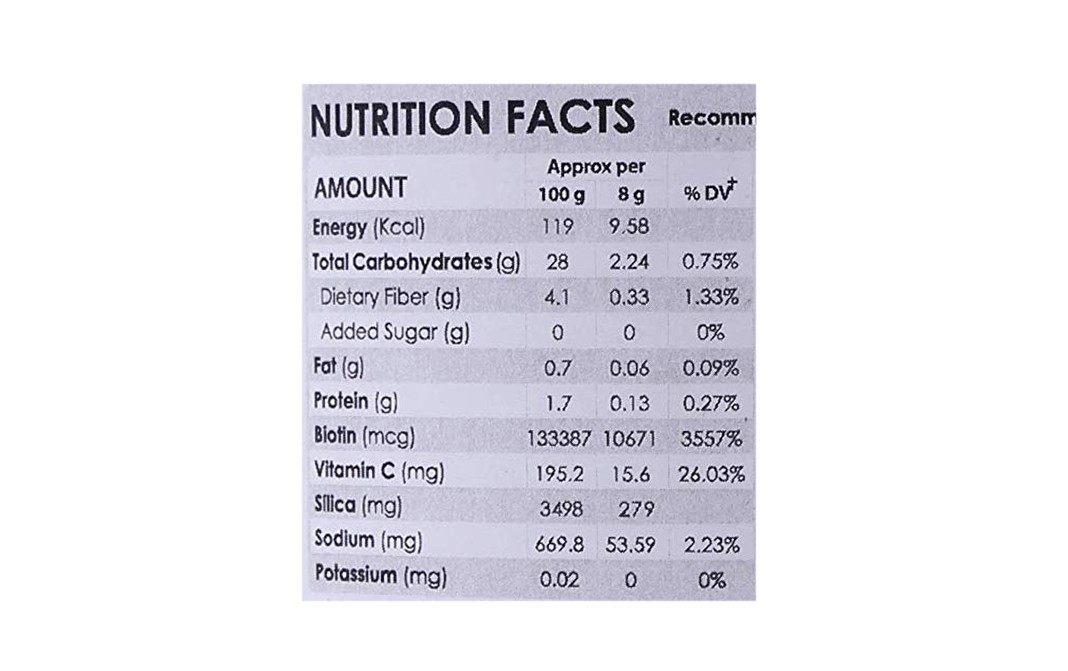 Oziva Plant Based Biotin    Plastic Jar  120 grams